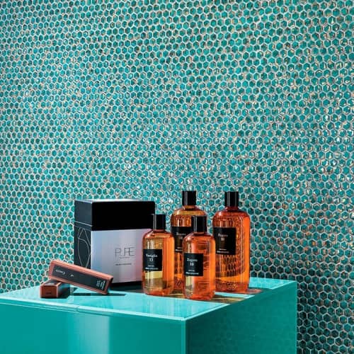 Купить Мозаика Atlas Concorde Dwell Turquoise Heхagon керамическая по низкой цене