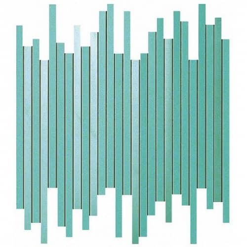 Купить Мозаика Atlas Concorde Dwell Turquoise L керамическая по низкой цене