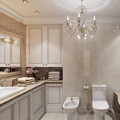 Купить Плитка Atlas Concorde Marvel Beige Brocade керамическая 915х305 мм по низкой цене