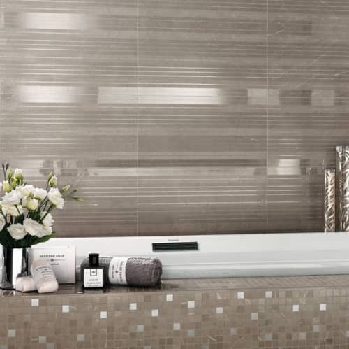 Купить Плитка Atlas Concorde Marvel Silver Stripe керамическая 560х305 мм по низкой цене