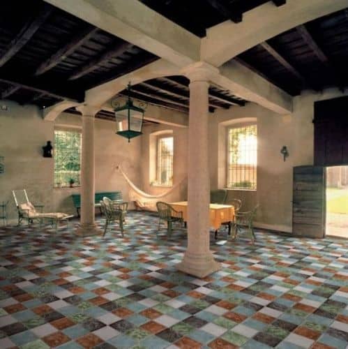 Купить Керамогранит Gambarelli Le Maioliche Bianco глянцевый 150х150 мм по низкой цене