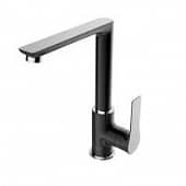 Купить Смеситель Raiber R0021 для кухни, однорычажный, черный по низкой цене