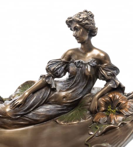 Купить Ваза Veronese Леди и цветы настурции WS-586 по низкой цене