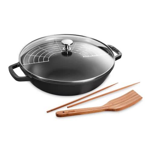 Купить Вок STAUB с крышкой, диаметр 37 см по низкой цене