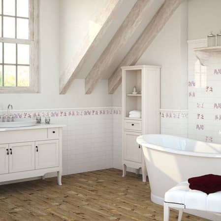 Купить Плитка Ape Ceramica Vintage White керамическая 300х75 мм по низкой цене