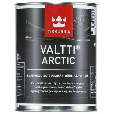 Купить Лазурь Tikkurila Valtti Arctic EP фасадная 0,9 л по низкой цене
