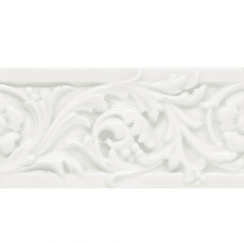 Купить Бордюр Elios Wine Country Blossom Border White керамический 150x75 мм по низкой цене