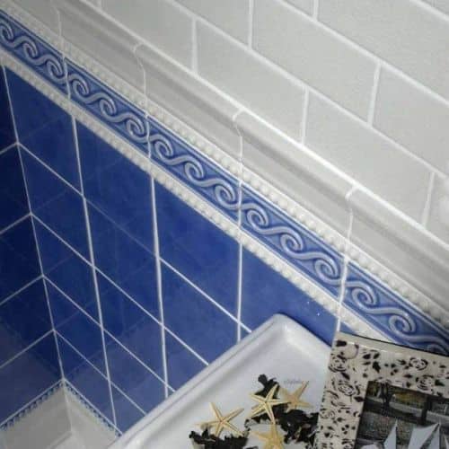 Купить Бордюр Elios Wine Country V-Cap White керамический 150x75 мм по низкой цене