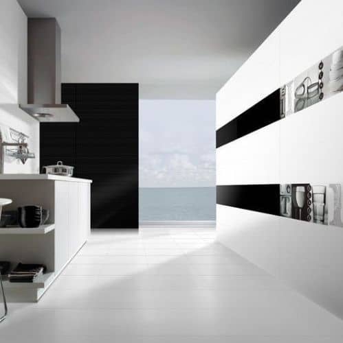 Купить Плитка Ibero Black & White Black керамическая 500х200 мм по низкой цене