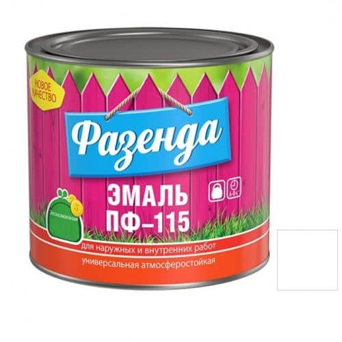 Купить Эмаль Ленинградские краски ПФ-115 Фазенда белая 2,7 кг по низкой цене