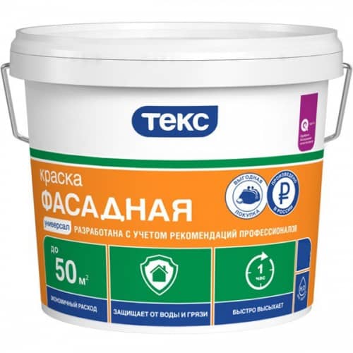 Купить Краска Текс Универсал фасадная 40 кг по низкой цене
