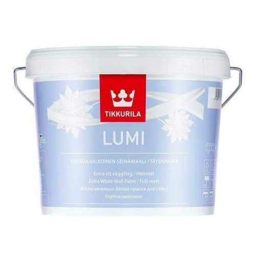 Купить Краска Tikkurila Lumi глубокоматовая база AL белая 9 л по низкой цене