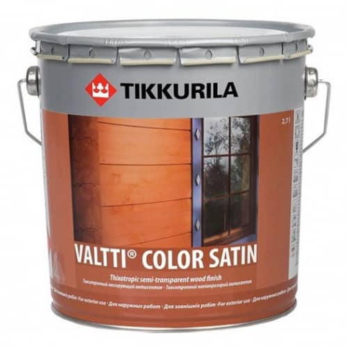 Купить Антисептик Tikkurila Valtti Color Satin EС 9 л по низкой цене