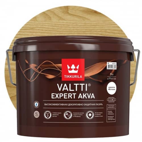 Купить Антисептик Tikkurila Valtti Expert Akva орегон 9 л по низкой цене