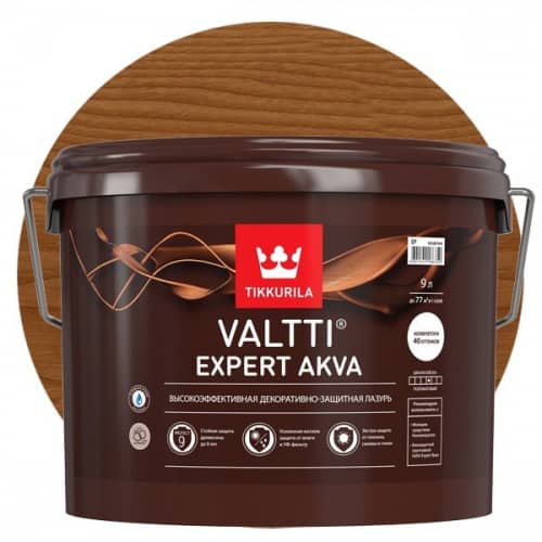 Купить Антисептик Tikkurila Valtti Expert Akva тик 9 л по низкой цене