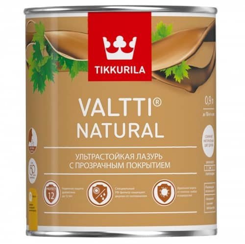 Купить Антисептик Tikkurila Valtti Natural 0,9 л по низкой цене