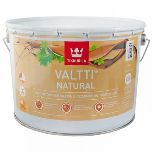 Купить Антисептик Tikkurila Valtti Natural 9 л по низкой цене