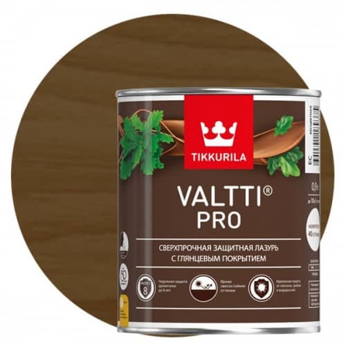 Купить Антисептик Tikkurila Valtti Pro орех 0,9 л по низкой цене