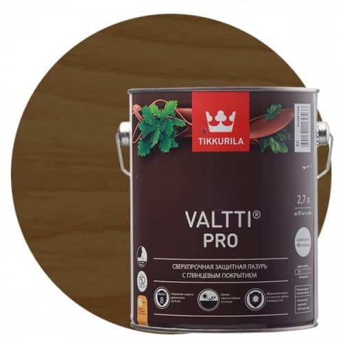 Купить Антисептик Tikkurila Valtti Pro орех 2,7 л по низкой цене