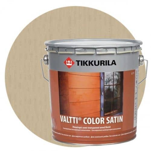 Купить Антисептик Tikkurila Valtti Color Satin 9 л 5061 Камыш по низкой цене