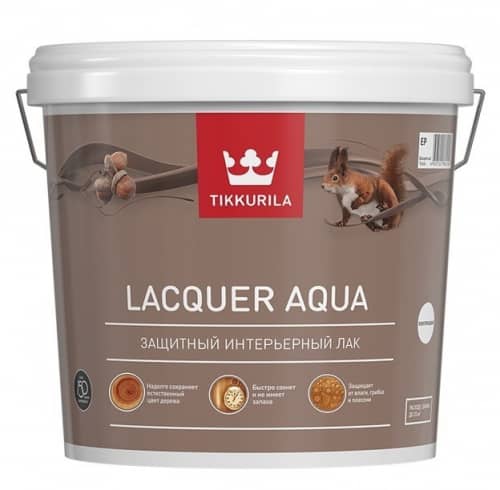 Купить Лак Tikkurila Lacquer Aqua EP интерьерный матовый 2,7 л по низкой цене