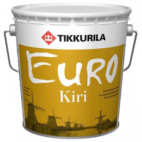 Купить Лак Tikkurila Euro Kiri EP паркетный глянцевый 9 л по низкой цене