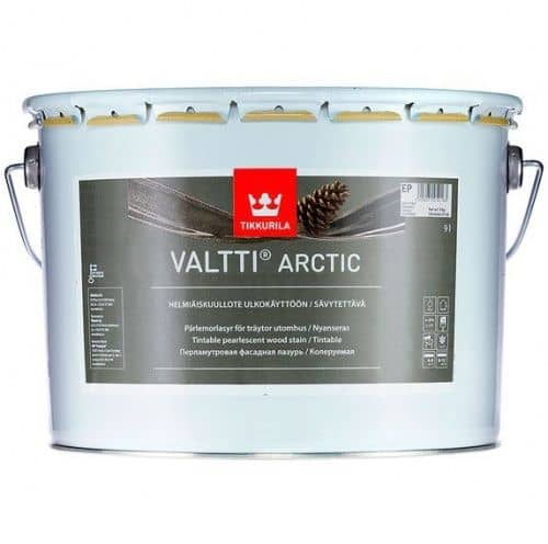 Купить Лазурь Tikkurila Valtti Arctic EP фасадная 9 л по низкой цене