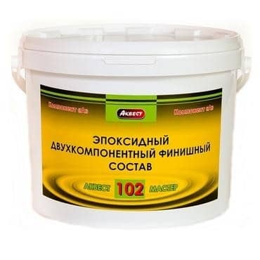 Купить Покрытие эпоксидное финишное Аквест-102 двухкомпонентное для устройства наливных полов 7,5 кг по низкой цене