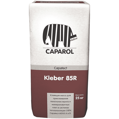 Купить Масса Caparol Capatect Kleber 85R клеящая 25 кг по низкой цене