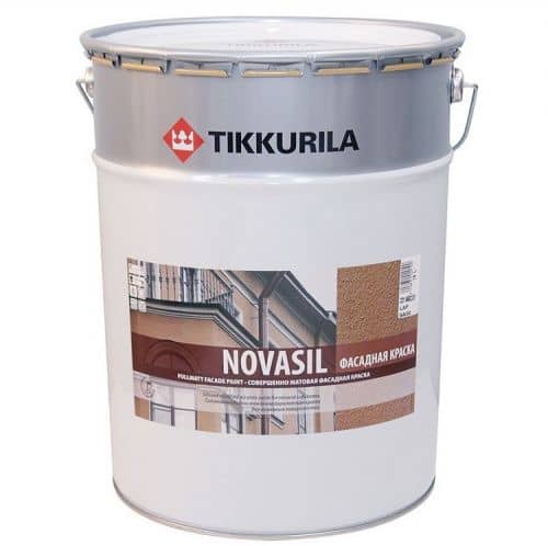 Купить Краска Tikkurila Novasil база MRА фасадная глубокоматовая 18 л по низкой цене
