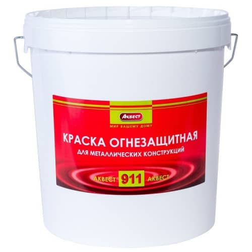 Купить Краска Аквест-911 огнезащитная 25 кг по низкой цене