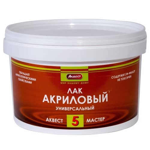 Купить Лак Аквест-5 акриловый полуглянцевый бесцветный 10 кг по низкой цене