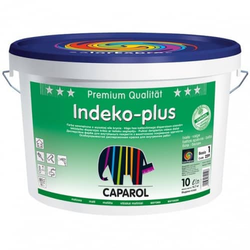 Купить Краска Caparol Indeco-plus BAS 1 белая 10 л по низкой цене