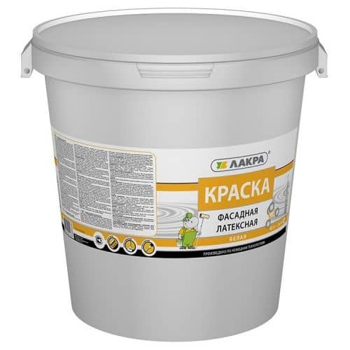 краска лакра латексная фасадная белая 40 кг Купить Краска Лакра латексная фасадная белая 40 кг по низкой цене