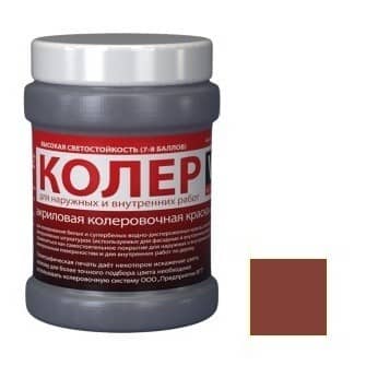 Купить Колер-краска VGT ВД-АК-1180 красно-коричневая 0,25 кг по низкой цене