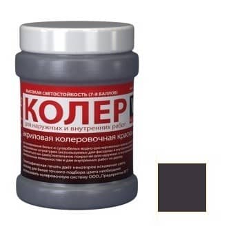 Купить Колер-краска VGT ВД-АК-1180 черная 0,25 кг по низкой цене