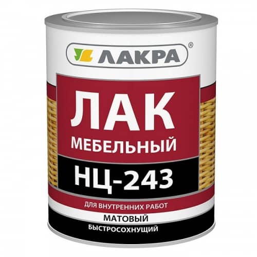 Купить Лак Лакра мебельный НЦ-243 матовый 0,7 кг по низкой цене