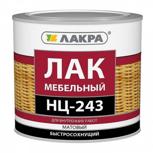 Купить Лак Лакра мебельный НЦ-243 матовый 1,7 кг по низкой цене