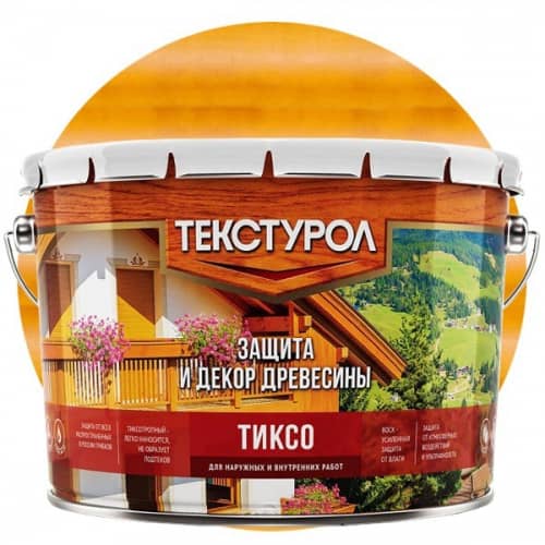 Купить Защитный состав Текстурол Тиксо для древесины Орегон 10 л по низкой цене