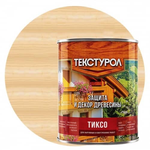Купить Защитный состав Текстурол Тиксо для древесины бесцветный 1 л по низкой цене