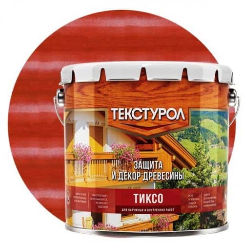 Купить Защитный состав Текстурол Тиксо для древесины Рябина 3 л по низкой цене