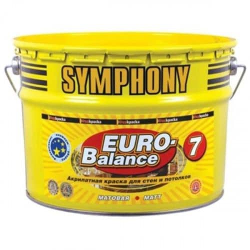 Купить Краска Symphony Euro-Balance 7 C акриловая матовая 9 л по низкой цене