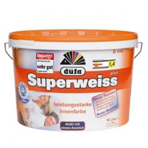 Купить Краска Dufa Superweiss RD 4 влагостойкая супербелая 10 л по низкой цене