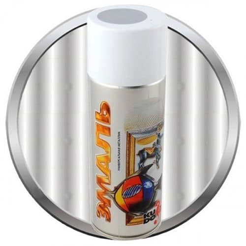 Купить Краска аэрозольная Kudo KU-1026 аэрозольная, глянцевая, металлик, серебро по низкой цене