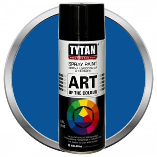 Купить Краска Tytan Professional Art of the colour акриловая, аэрозольная, синяя 5010 400 мл по низкой цене