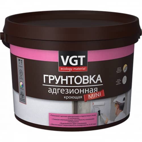 Купить Грунтовка VGT ВД-АК-0301 Mini адгезионная кроющая 3 кг по низкой цене