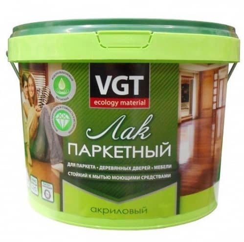 Купить Лак VGT акриловый паркетный глянцевый 9 кг по низкой цене