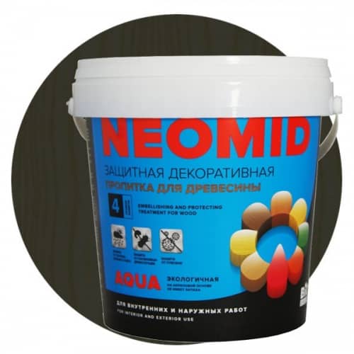 Купить Пропитка Neomid Bio Color Aqua для древесины Еловый лес 0,9 л по низкой цене