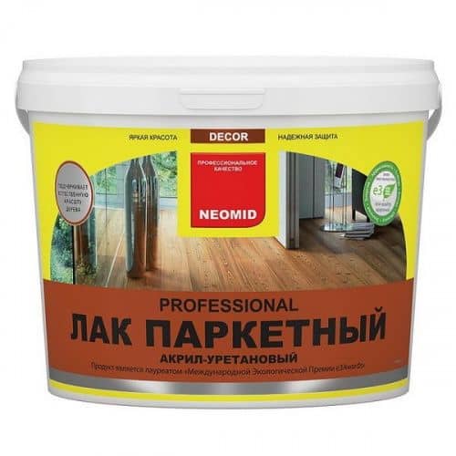 Купить Лак Neomid Parquet акрил-уретановый глянцевый 10 л по низкой цене