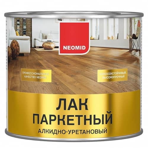 Купить Лак Neomid алкидно-уретановый паркетный полуматовый 9 л по низкой цене